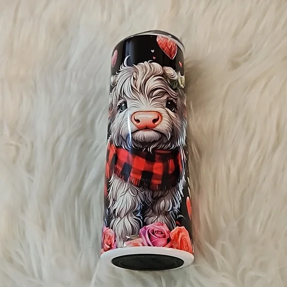 Highland cow tumbler - Picture 1 of 3